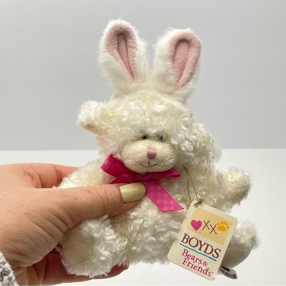 Boyd’s Bears & Friends Miniature Plush Lamb Bunny - Picture 2 of 14